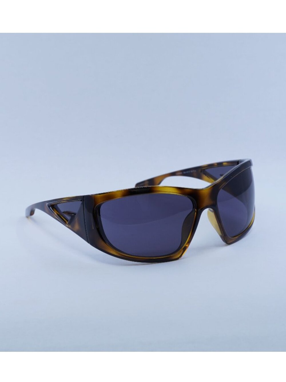 Givenchy GV40051I 56A Sunglasses Havana Shield Frame, Grey with Mirror Lenses